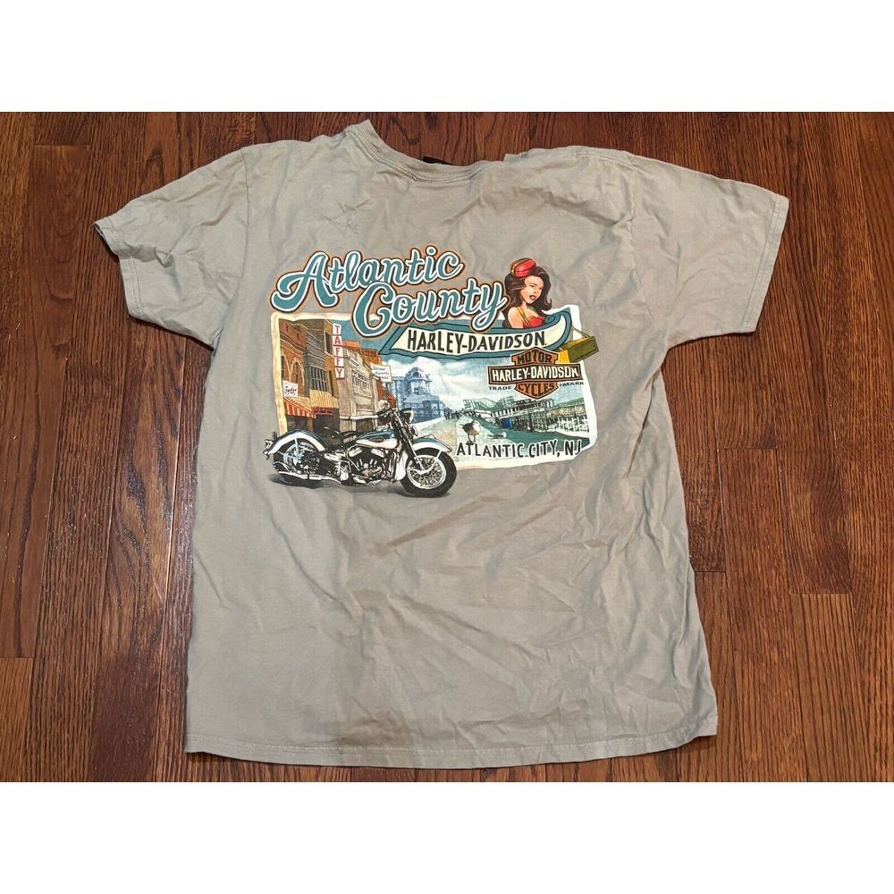 Harley‎ Davidson Shirt Atlantic City New Jersey Small